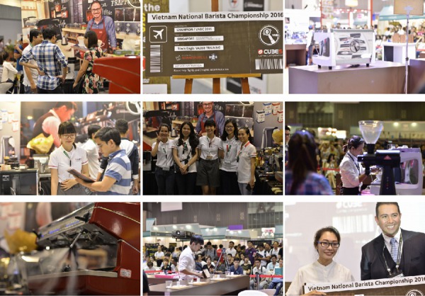 CAFE SHOW 2016 - CUBES ASIA Là Nhà Tài Trợ Máy Pha Cafe Chính Thức Của VNBC 2016