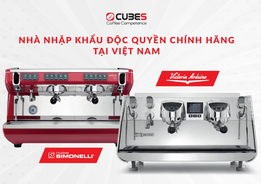 CUBES ASIA - NHÀ NHẬP KHẨU MÁY PHA CÀ PHÊ SIMONELLI CHÍNH HÃNG CHÂU ÂU