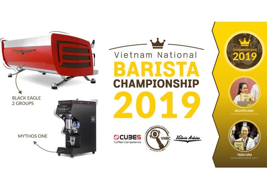 Cubes Asia – Nhà Tài Trợ Chính Thức Cho Cuộc Thi Vietnam National Barista Championship 2019 – VNBC 2019