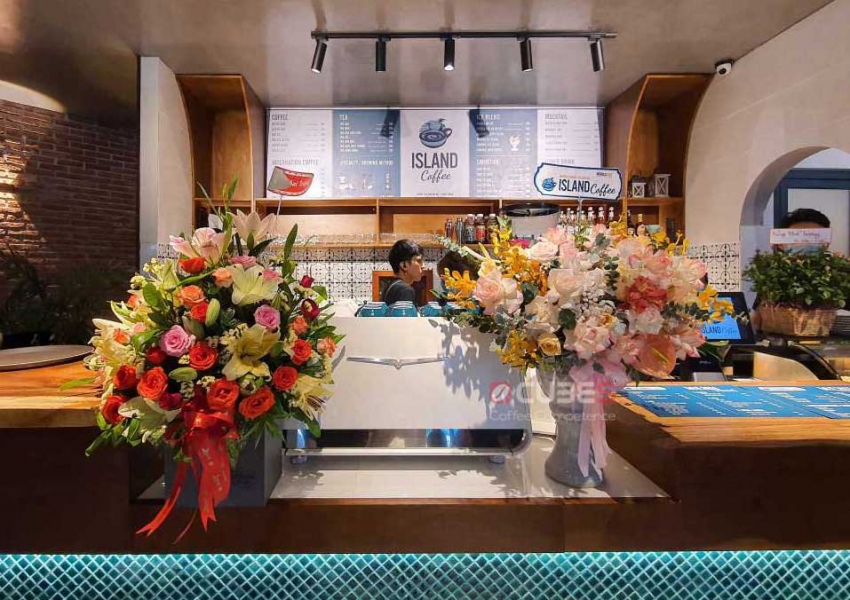 Lắp đặt máy pha cafe espresso Eagle One tại Island Coffee - Đà Nẵng