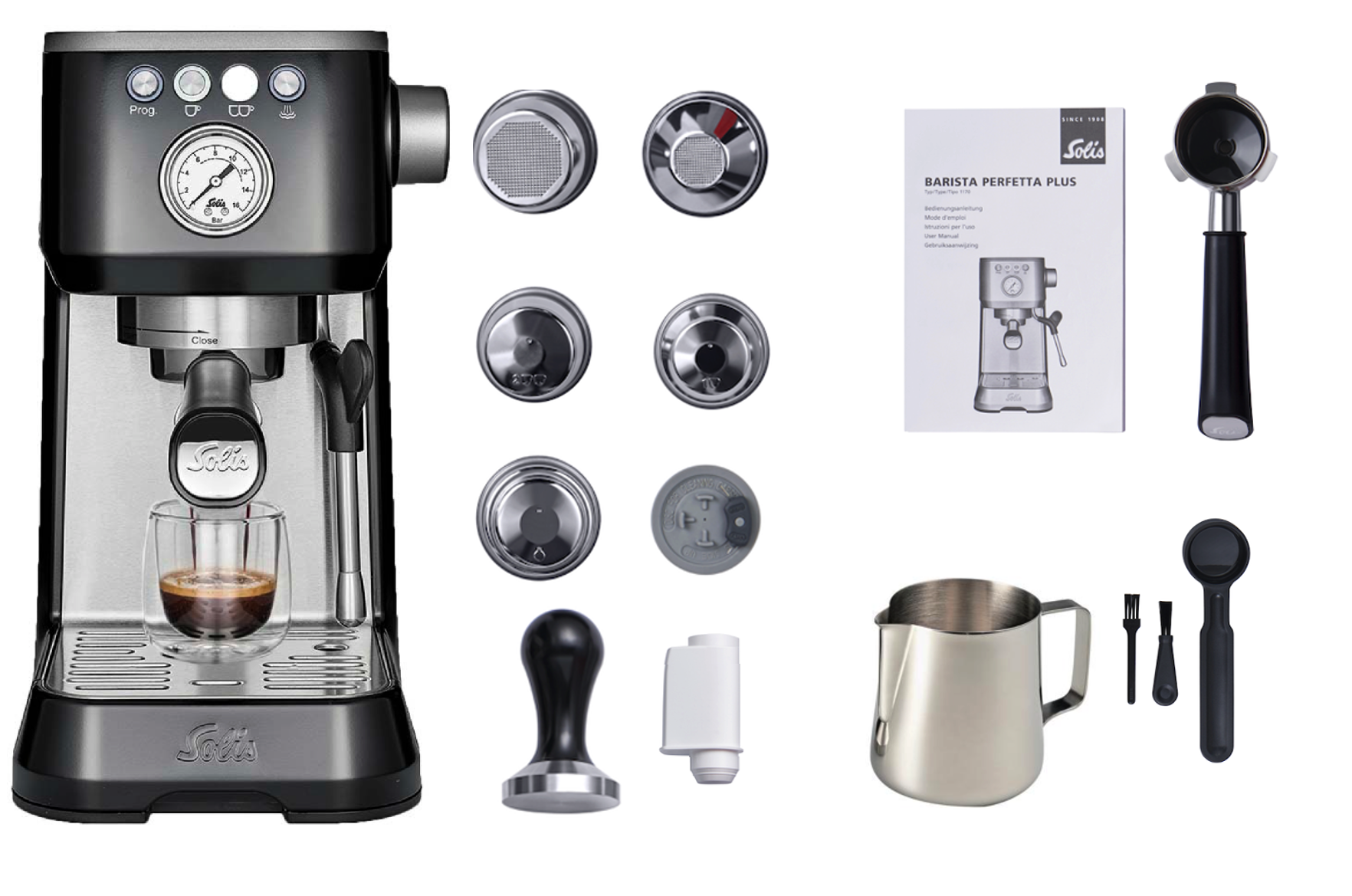 Review máy pha cà phê Espresso Solis Barista Perfetta Plus
