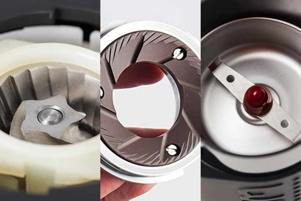 So sánh máy xay cà phê lưỡi nghiền burr và máy xay lưỡi dao blade
