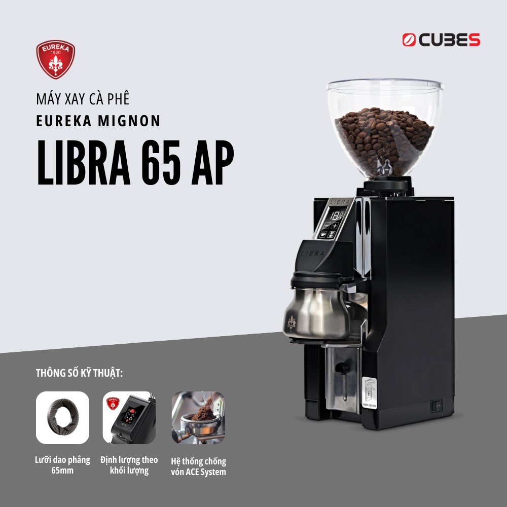 Máy xay cà phê Eureka Mignon Libra 65 AP