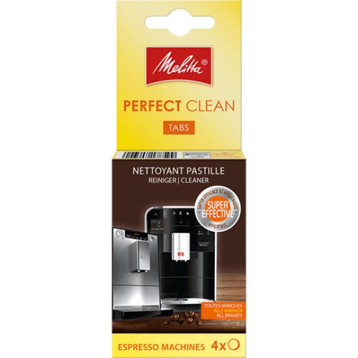 Viên rửa vệ sinh máy pha cà phê Melitta Perfect Clean 4x1,8g