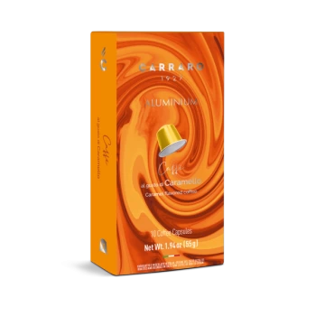 Cà phê viên nén nhôm Carraro Caramel Flavour