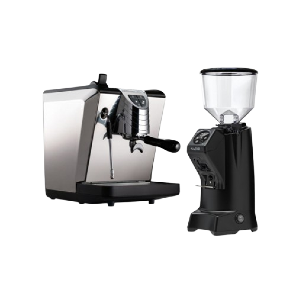 Combo máy pha cà phê Nuova Simonelli Oscar II và máy xay cà phê Eureka Nadir 65