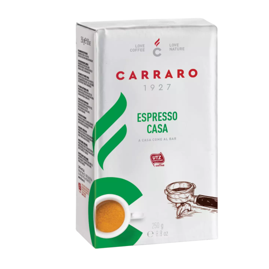 Cà phê xay sẵn Carraro Espresso Casa 250g