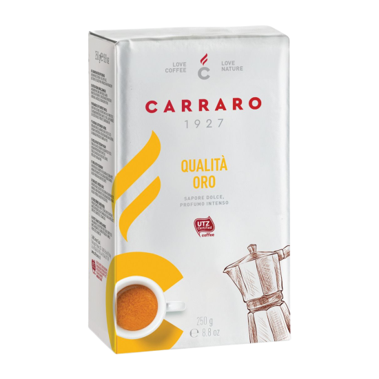 Cà phê xay sẵn Carraro Qualita Oro 250g