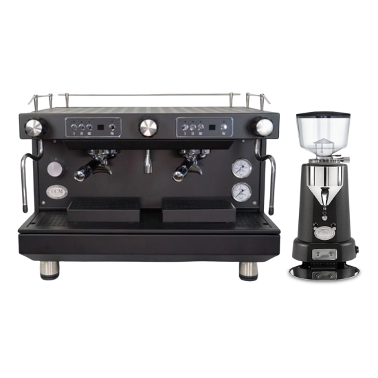 Combo Máy pha Compact HX-2 PID Black Edition + Máy xay V-Titan 64 Anthracite