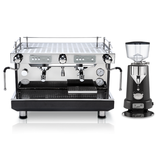 Combo Máy pha Compact HX-2 PID Anthracite + Máy xay V-Titan 64 Anthracite