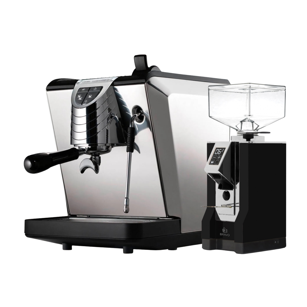 Combo máy pha cà phê Nuova Simonelli Oscar II và máy xay cà phê Eureka Mignon Bravo