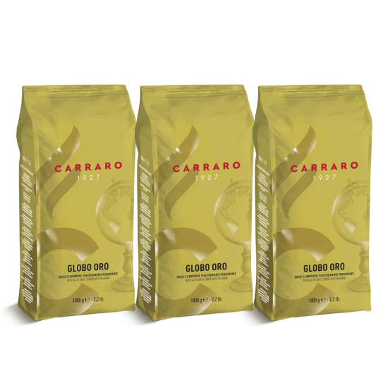 Cà phê hạt Carraro Globo OroCombo 3Kg