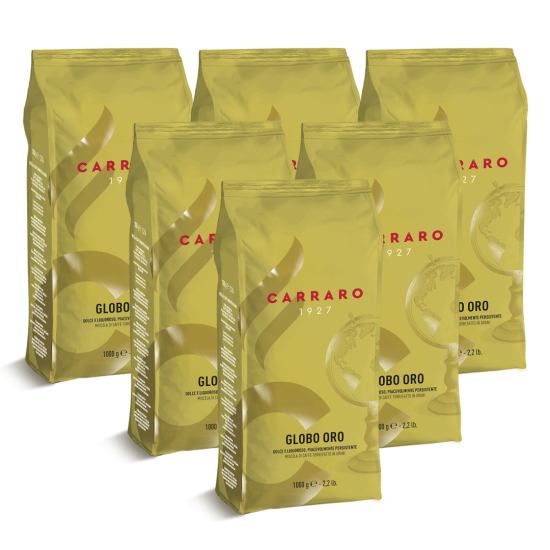 Cà phê hạt Carraro Globo OroCombo 6Kg