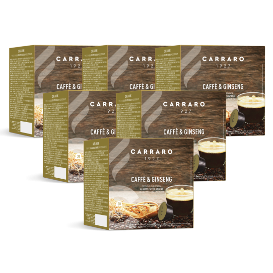 Cà phê viên nén Carraro Dolce Gusto Caffe and Ginseng (16 viên)Combo 6