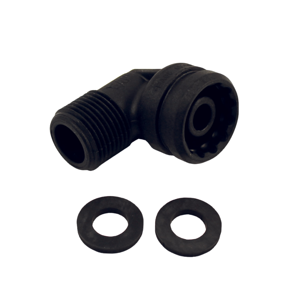 Ống nối 90o elbow BWT FLEX Insert x M 38”