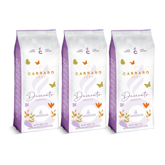 Carraro Decerato Coffee BeanCombo 3