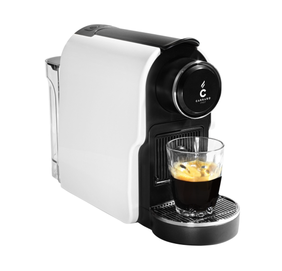Máy pha cà phê viên nén - Carraro C+Trắng