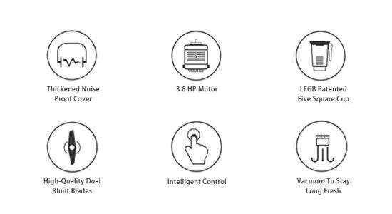 Máy xay sinh tố công nghiệp LEHEHE E8DMLHE8D000