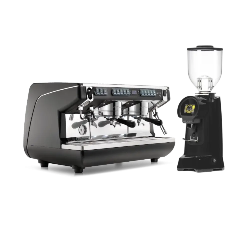 Combo Coffee Machine Appia Life Timer Vol 2Gr + Grinder Eureka