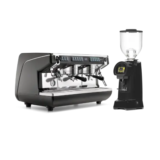 Combo Coffee Machine Appia Life Timer Vol 2Gr + Grinder Eureka